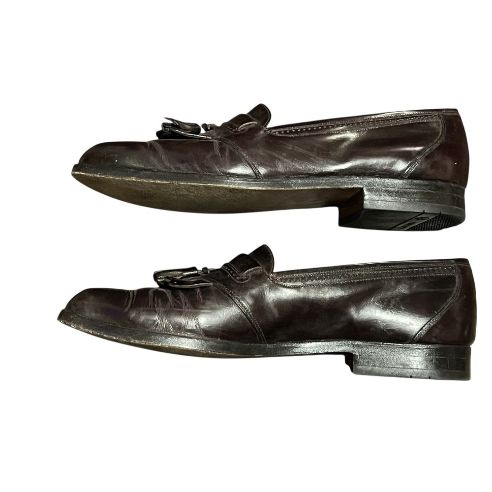 Bally Moresco Brown Tassel Kiltie Loafers Size US 9 D Made in Italy - Picture 3 of 9